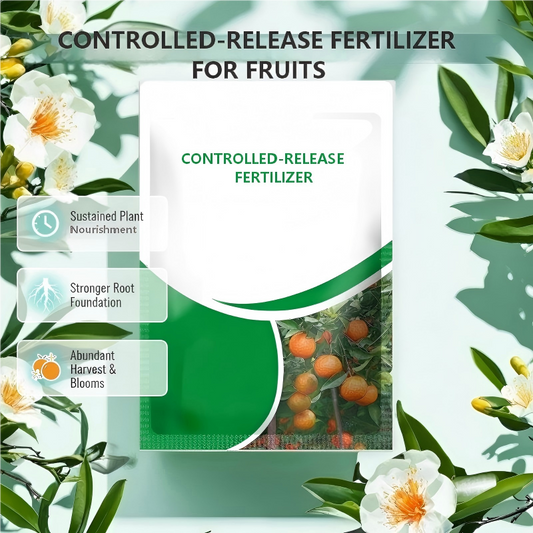 Meststof met gecontroleerde afgifte voor frui