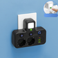 🎉Nieuwjaars Cadeau 50% KORTING!🔌Slanke Slimme Stekkerdoos (USB + Nachtlampje) – Individuele Schakelaars & Reisvriendelijk: Laad Meerdere Apparaten Tegelijk!