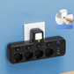 🎉Nieuwjaars Cadeau 50% KORTING!🔌Slanke Slimme Stekkerdoos (USB + Nachtlampje) – Individuele Schakelaars & Reisvriendelijk: Laad Meerdere Apparaten Tegelijk!