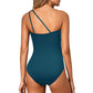 💥LAATSTE DAG SALE 50% KORTING🏖️🩱Éénschouder Badpak voor Dames – Vormend & Buikcorrigerend Badpak
