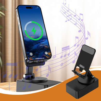 📱 Multifunctionele telefoonhouder met Bluetooth-speaker en draagbare powerbank
