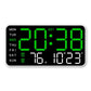 📢📢50% KORTING !! ⏰Multifunctionele decoratieve LED digitale wandklok