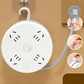 Retractable Power Strip with Hook & USB Ports