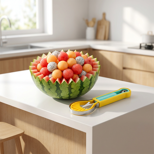 💥Multifunctionele Fruit Meloen Ballenlepel Set