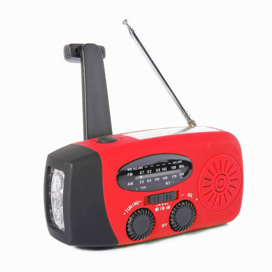 📻 Speciale Aanbieding -50%! Multifunctionele Noodradio met Zonne-energie & Handkruk – LED-Lamp & Telefoonlader | Noodsituatie & Kamperen ⛺