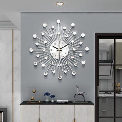 💫Stijlvolle Strass-Wandklok | Stil & Elegant Voor Jouw Interieur🕰️✨