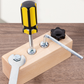 Houten Montessori Schroefbord met Schroevendraaier