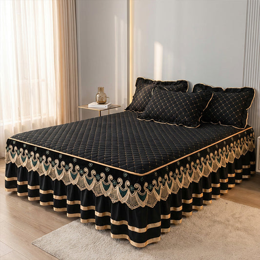 📢📢NIEUW PRODUCT 2026 – 60% KORTING✨Glissed hoeslaken + dekbedovertrek + kussensloop💓🛏️ Vangt de elegantie en het comfort van het moment💫