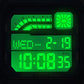 Unisex Vierkante Digitale Horloge met Lichtgevend Display