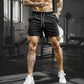 Sneldrogende sportshort voor heren met zakken met ritssluiting
