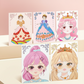 🔥AANBIEDING 49% KORTING✨JSR Speciaal Diamantschilderij & Prinsessen Schmink Knutselset | Folie Kunstboeken | Spelen op Papier voor Meisjes | Paas Cadeau