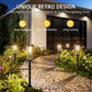 🌞Fris De Lente In Met 50% Korting!🌞 Zonne-Energie Tuinverlichting – Retro Design, 12-14 Uur Verlichting & IP65 Waterdicht