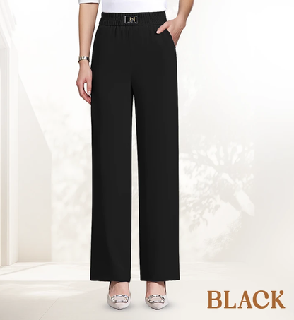 Perfect vallende stretchbroek met hoge taille