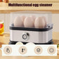 🍳Black Friday: 50% KORTING💨 Multifunctionele eierkoker met doorzichtig deksel – koken, pocheren of omelet maken✨
