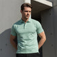 💎 50% KORTING! 💎 Herens Sneldrogend Kortmouw Overhemd T-shirt – Atletische Pasvorm, Kreukvrij & Perfect voor Werk of Weekend! 👕✨