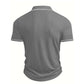 🟑 50% KORTING NU! ☀️ Casual poloshirt met korte mouwen – Ademend polyester, moderne pasvorm & perfect voor ontspannen dagen 🏖️