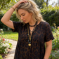 🌸Nieuwe lentecollectie & 50% korting❤️‍🔥Maxijurk met V-hals en luipaardprint voor dames