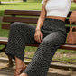 👖 50% KORTING NU! ✨ Dames Gesmockte Hoge Taille Wijde Broek – Flatterende Pasvorm, Ademende Stof & Moeiteloze Stijl 🌸