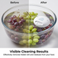 🍎Draagbare Ultrasone Reiniger voor Groente en Fruit💧✨