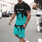 👕 NU 50% KORTING! 🔥 Heren-set met grafisch bedrukt T-shirt en shorts – Zachte stof, opvallend design & perfect voor zomerdagen ☀️