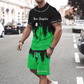 👕 NU 50% KORTING! 🔥 Heren-set met grafisch bedrukt T-shirt en shorts – Zachte stof, opvallend design & perfect voor zomerdagen ☀️