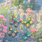 🦋 Metalen vlinder wanddecoratie voor buiten | Roestvrij • Weerbestendig