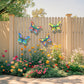 🦋 Metalen vlinder wanddecoratie voor buiten | Roestvrij • Weerbestendig