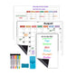 🌈Magnetische kalenderbord met uitwisbare markers