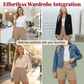 Dames hoge-taille geplooide short