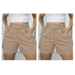 Dames hoge-taille geplooide short