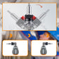 Veelzijdige 8-in-1 set magnetische schroefbits met ratelmechanisme