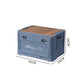 🌞Fris De Lente In Met 50% Korting!🏕️Inklapbare Camping Opbergbox met Houten Deksel – 30L Organizer en Tafel in Eén