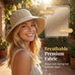 👒 TIJDELIJKE AANBIEDING: 50% KORTING! ✨ Women's Bowknot Wide Brim Sun Hat – Opvouwbaar, 360° bescherming 🎀