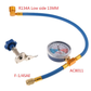 ⏳Tijdelijke aanbieding⏰ R134a AC-vulslang met manometer – universeel & eenvoudige doe-het-zelf tool 🔧