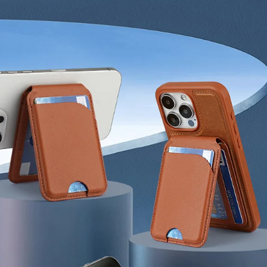 Magnetische telefoonstandaard portemonnee kaarthouder