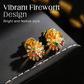 ✨ TIJDELIJKE AANBIEDING 50% KORTING! ✨ Kleurrijke vuurwerk-oorknopjes – Cubic Zirconia, 18K verguld, feestelijk 🎆