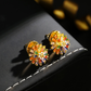 ✨ TIJDELIJKE AANBIEDING 50% KORTING! ✨ Kleurrijke vuurwerk-oorknopjes – Cubic Zirconia, 18K verguld, feestelijk 🎆
