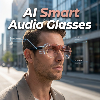Slimme audiobrillen met Bluetooth 5.4
