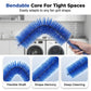 🧹 KOOP 1, KRIJG 1 GRATIS! ✨ 360° Flexibele Reinigingsborstel – Buigzaam, met dichte borstelharen en bereikt elke hoek – Perfect voor hoeken, kranen en smalle kieren – Duurzaam & eenvoudig schoon te spoelen 🔄
