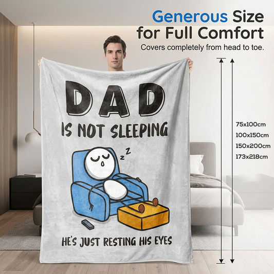 Zachte Pluche Deken voor Papa 🧸