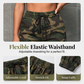 Dames camouflage cargo joggerbroek