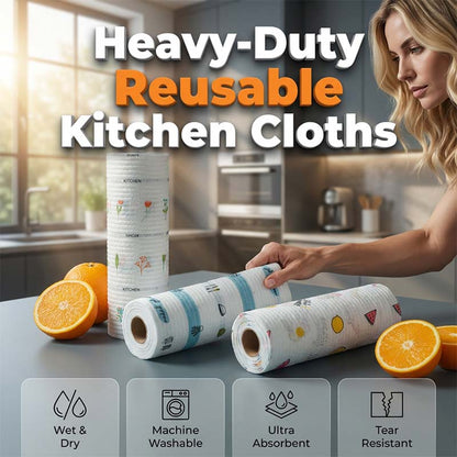 🧼 NU 50% KORTING! ✨ Wegwerp schoonmaakdoekjes – geschikt voor alle oppervlakken, krasvrij, pluisvrij en superabsorberend. Ideaal voor glas, schermen en de keuken – na gebruik weggooien 🗑️