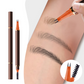 🛍️🔥【Koop 2 = 3】🔥Dubbelzijdig Wenkbrauwpotlood | Met Gespleten Tip🖊️