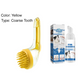 Huisdierbadborstel met lange steel en shampoodoseerder