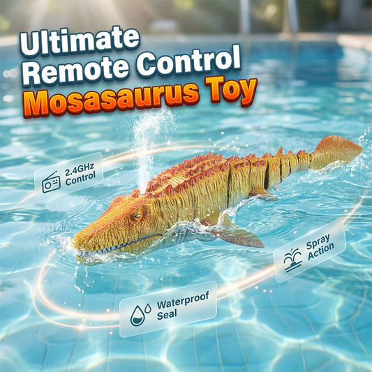 2.4G RC Mosasaurus Zwemspeelgoed met Spuitfunctie 🦖💦