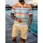 👕 50% KORTING! ☀️ 2-delige set met overhemd en korte broek voor heren – Comfortabel, ademend en veelzijdig – Perfect voor de zomer, vrije tijd of op reis – nonchalante en luchtige stijl 🩳✨