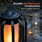 ☀️ Zonnelantaarn op zonne-energie met flikkerende vlam – waterdicht en automatisch – realistisch, warm licht, perfect voor terrassen, tuinen of tuinpaden – geen bedrading nodig 🌙