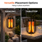 ☀️ Zonnelantaarn op zonne-energie met flikkerende vlam – waterdicht en automatisch – realistisch, warm licht, perfect voor terrassen, tuinen of tuinpaden – geen bedrading nodig 🌙