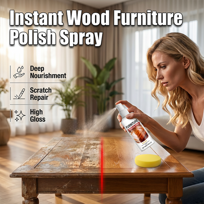 🥳AANBIEDING DIE JE NIET MAG MISSEN IN 2026🥳💞MEER DAN 50.000 STUKS VERKOCHT!💎🖼️50% KORTING! Meubelpolish Spray – geeft houten meubels direct hun glans terug, voedt & beschermt. Inclusief zachte spons. Blaas je oude meubels nieuw leven in! 💫🛋️