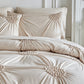 🛏️ 50% KORTING! ☁️ Elegante Dekbedovertrekset met Plissé Plooien